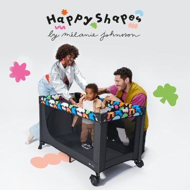 Kinderkraft, Joy 2, patut de calatorie, Happy Shapes