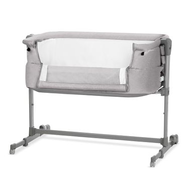 Kinderkraft, Neste Up, patut atasabil (co-sleeper) 3in1, gri