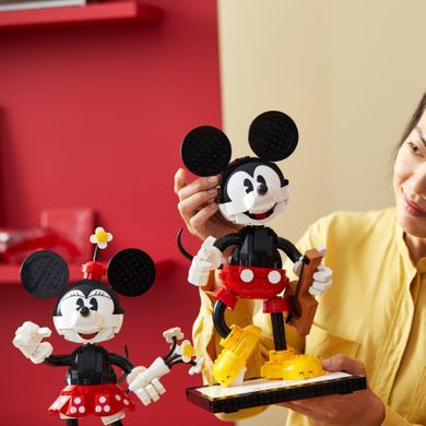 LEGO Disney Princess, Personaje construibile Mickey Mouse si Minnie Mouse, 43179