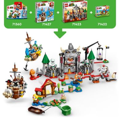 LEGO Super Mario, Set de extindere Batalia lui Dry Bowser de la castel, 71423