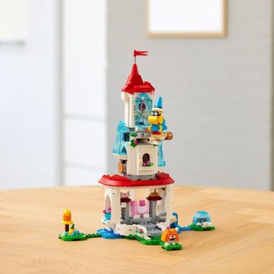 LEGO Super Mario, Set de extindere Costum Peach Pisica si Turnul inghetat, 71407