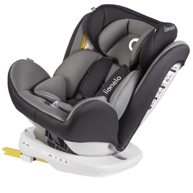 Lionelo, Bastiaan, scaun auto cu baza rotativa, Grey