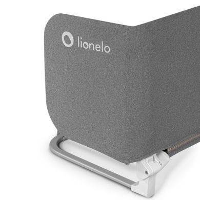 Lionelo, Lora, bariera de protectie pentru patut, pliabil, Grey Stone