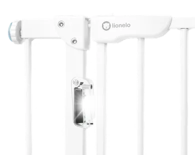 Lionelo, Truus Slim Led, poarta de siguranta, White