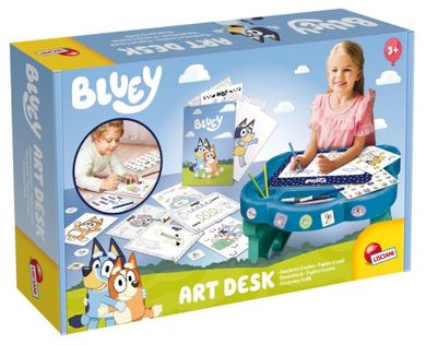 Lisciani, Bluey, Art Desk, masa de arta, set creativ