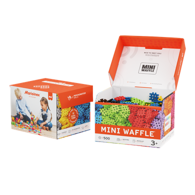Marioinex, Mini Waffle, set de constructie, 500 piese