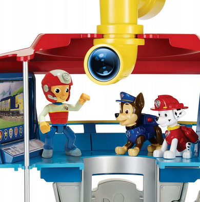 Paw Patrol, turnul de comanda, set de vehicul cu figurina