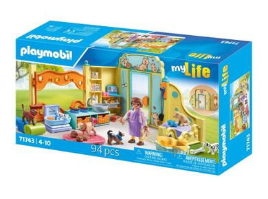 Playmobil, My Life, Casuta pentru catelusi, 71743