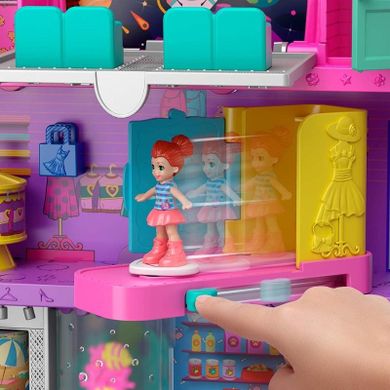 Polly Pocket, Mega Mall, set de joaca cu figurine si accesorii