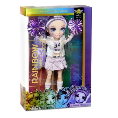 Rainbow High, Cheer Doll, Violet Willow, papusa fashionista