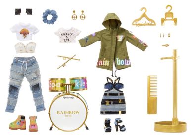 Rainbow High, RockStar, Vanessa Nova, papusa fashionista
