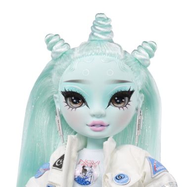 Rainbow High, Shadow High, Zooey Electra, papusa cu accesorii