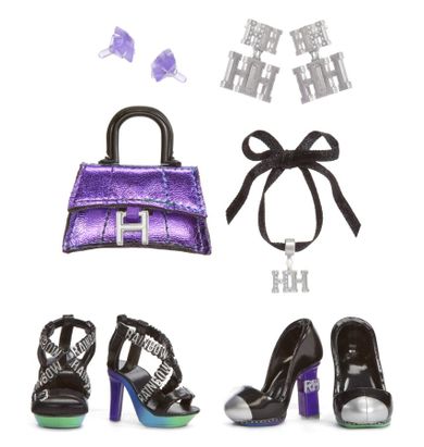 Rainbow High, Twins, Laurel & Holly De’Vious, papusi fashion, 2 buc.