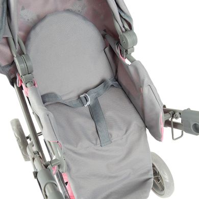 Smiki, carucior pentru papusi cu port-bebe, pisicute