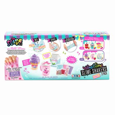 Smiki, Crazy Sensations, SoSlime, Shaker, pasta modelatoare slime, DIY, 3 buc.