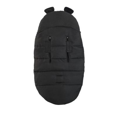 Smiki, sac de dormit cu urechiuse, negru
