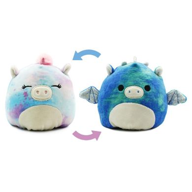 Squishmallows, Flip-a-mallow, jucarie de plus, 13 cm