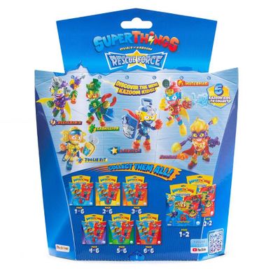 SuperThings, Rescue Force, set de figurine, 10 buc.