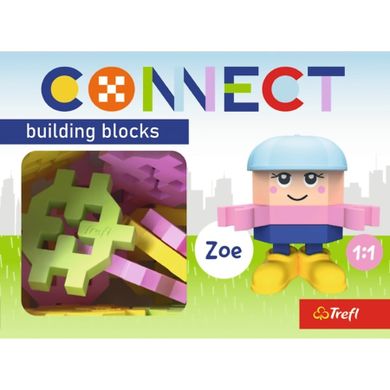 Trefl, Connect, Pocket Girl, Zoe, set de constructie, 35 piese, 61980