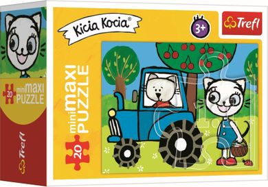 Trefl, In lumea pisicutelor, puzzle mini maxi, 20 elemente, 1 buc.