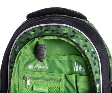 Astrabag, rucsac pentru scoala cu 3 compartimente, Pixel One