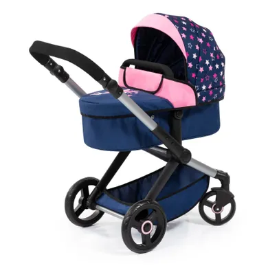Bayer Design, Xeo, carucior multifunctional pentru papusi, bleumarin-roz