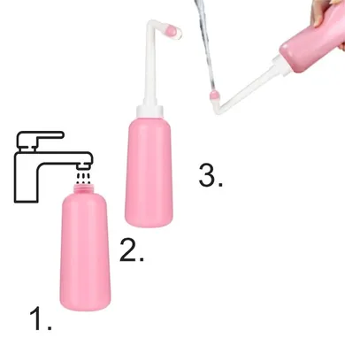 Bocioland, irigator pentru igiena intima, 500 ml