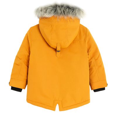Cool Club, Geaca cu gluga pentru baieti, calduroasa, mustar