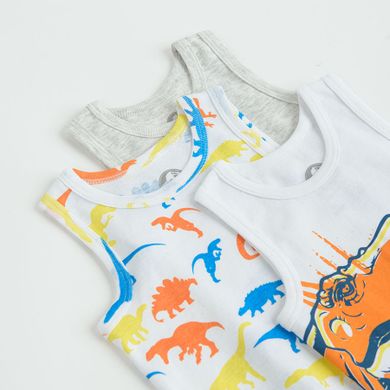 Cool Club, Maiou pentru baieti, mix, imprimeu Jurassic World, set, 3 buc.