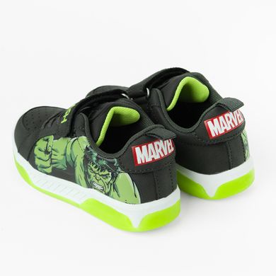 Cool Club, Pantofi sport pentru baieti, gri, imprimeu Marvel Super Heroes