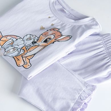 Cool Club, Pijama pentru fete, violet, imprimeu Bambi