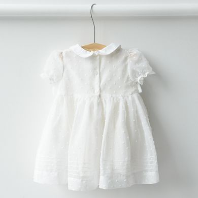 Cool Club, Rochie cu maneca scurta pentru fete, alb