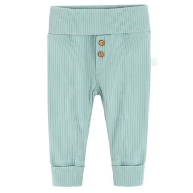 Cool Club, Set pentru bebelusi, Body cu maneca lunga, Pantaloni fara botosei, bumbac organic, turcoaz