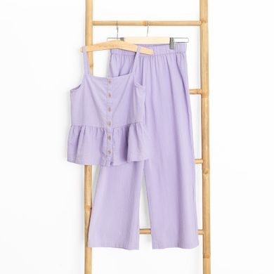 Cool Club, Set pentru fete, Bluza cu bretele, Pantaloni din textil, violet