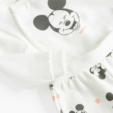 Cool Club, Trening pentru fete, ecru, imprimeu Mickey Mouse