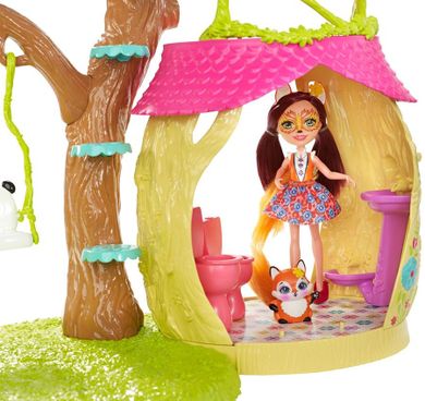 Enchantimals, Casa de padure, set cu figurine