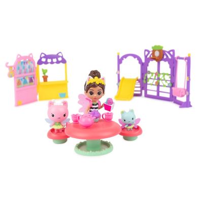 Gabby's Dollhouse, Kitty Fairy Garden Party Set, set de joaca cu figurine