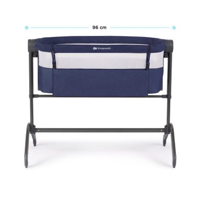 Kinderkraft, Bea, patut atasabil (co-sleeper) 2in1, gri