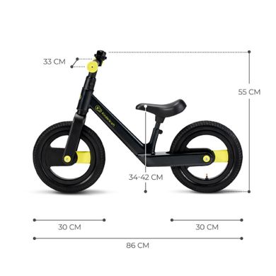 Kinderkraft, GoSwift, bicicleta fara pedale, negru