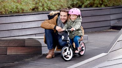 Kinderkraft, Space, bicicleta fara pedale, roz