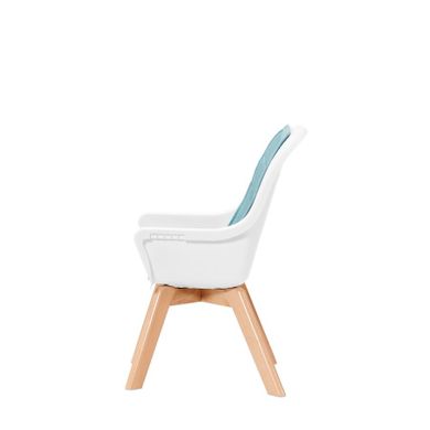 Kinderkraft, Tixi, scaun de masa 2in1, turcoaz