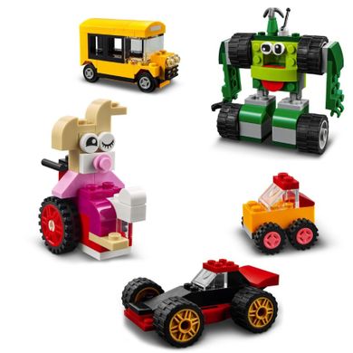 LEGO Classic, Caramizi si roti, 11014