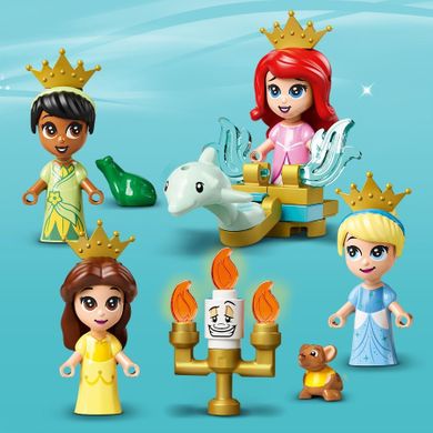 LEGO Disney Princess, Aventura lui Ariel, Belle, Cenusareasa si Tiana din cartea de povesti, 43193