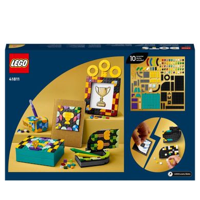 LEGO DOTS, Kit pentru desktop Hogwarts, 41811