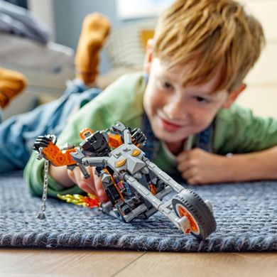 LEGO Marvel, Robot si motocicleta Calaretul fantoma, 76245