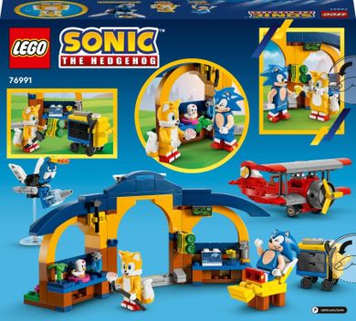LEGO Sonic the Hedgehog, Atelierul lui Tails si avion Tornado, 76991