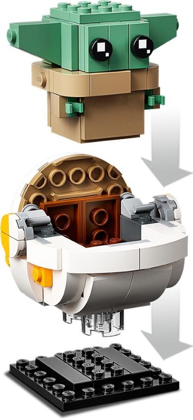 LEGO Star Wars Mandalorian, Mandalorian si Copilul, 75317