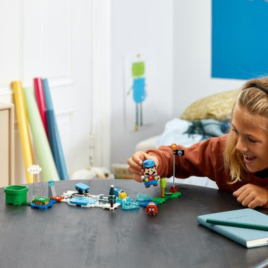 LEGO Super Mario, Set de extindere Costum Mario Crio si lumea de gheata, 71415
