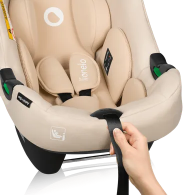 Lionelo, Astrid, I-size, scaun auto, 40-87 cm, Beige Sand