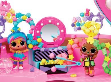 L.O.L. Surprise, Hair Beads Salon, set cu mini papusa